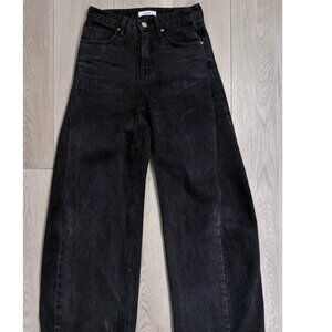 Luna Barrell shape Wide Leg Jeans - Black